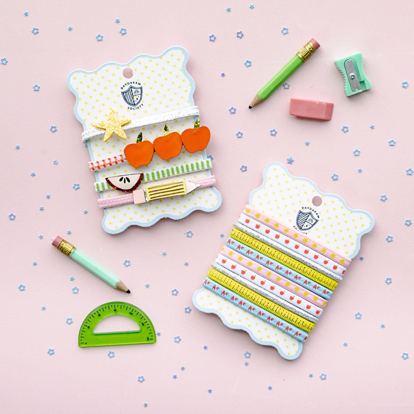 Smarty Pants Printed Pack of 10 Hair Tie Set