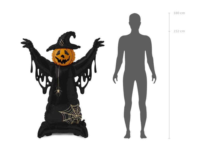 XXL Standing Scarecrow Foil Balloon 60 in. - PartyDeco USA