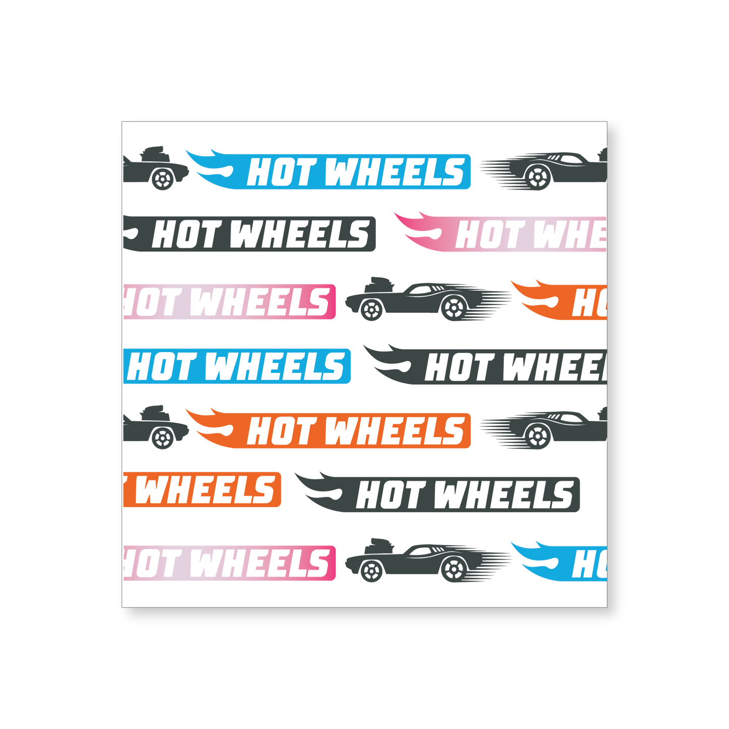 HOT WHEELS™ MULTICOLOR RACE CAR LARGE NAPKINS
