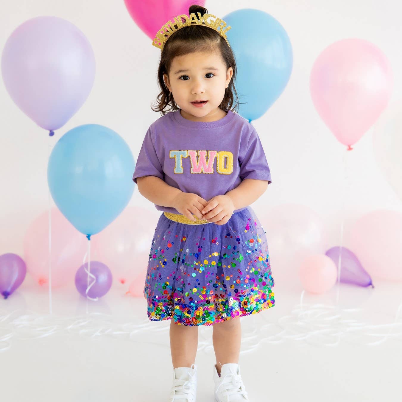 Lavender Confetti Tutu - Dress Up Skirt
