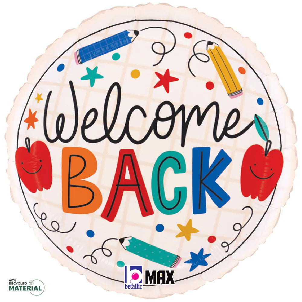 18” Welcome Back Doodles