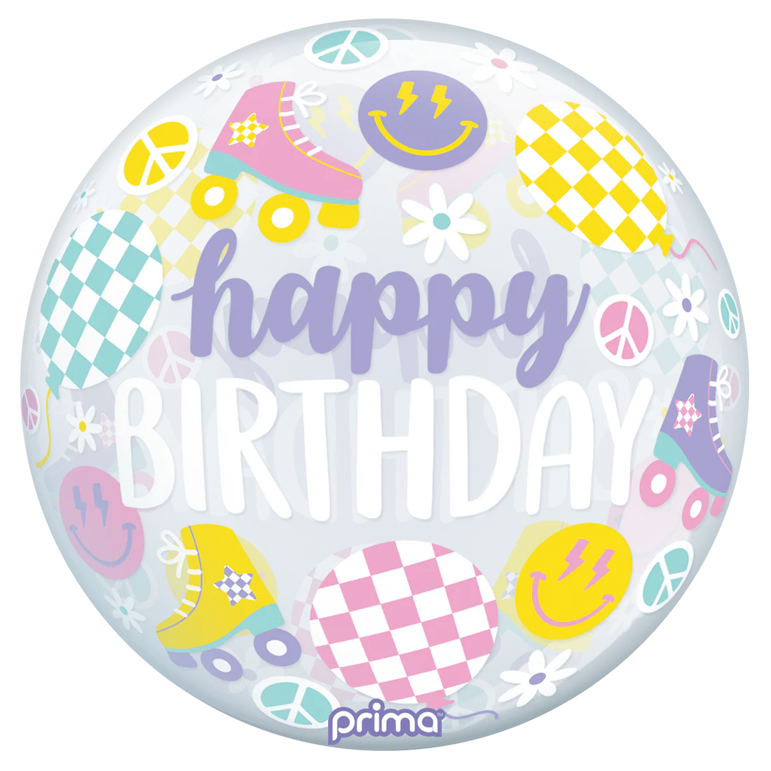 20” Retro Skates Birthday Sphere