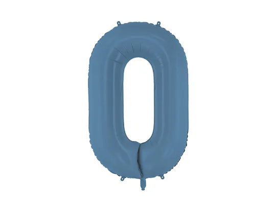 Foil Balloon Number Navy Blue