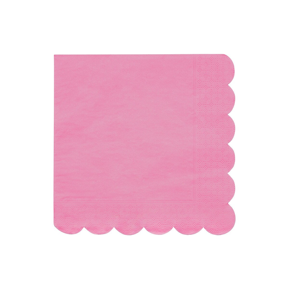 Large Bubblegum Pink Paper Napkins (x 20)