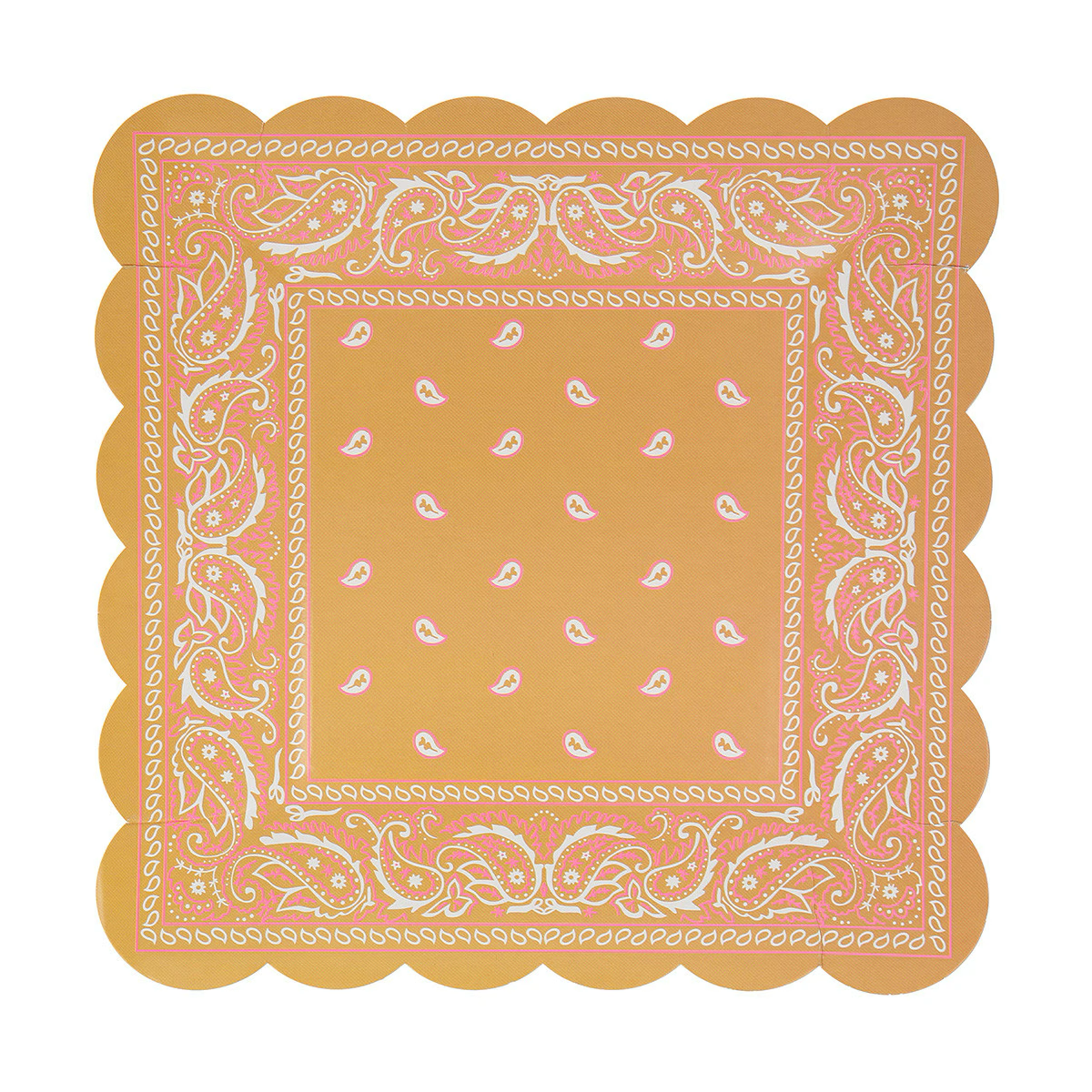 Western Bandana Square Plates (x 8)