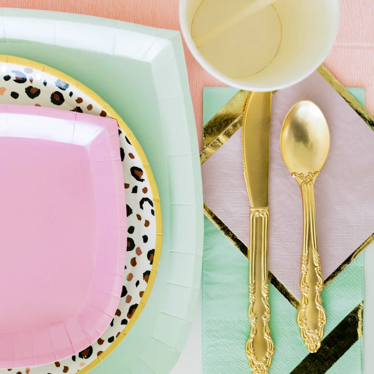 Posh PinkAholic Plates - 3 Size Options - 8 Pk.