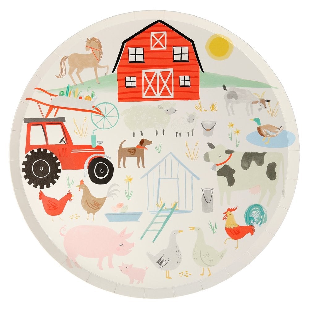 On The Farm Dinner Plates (set of 8)