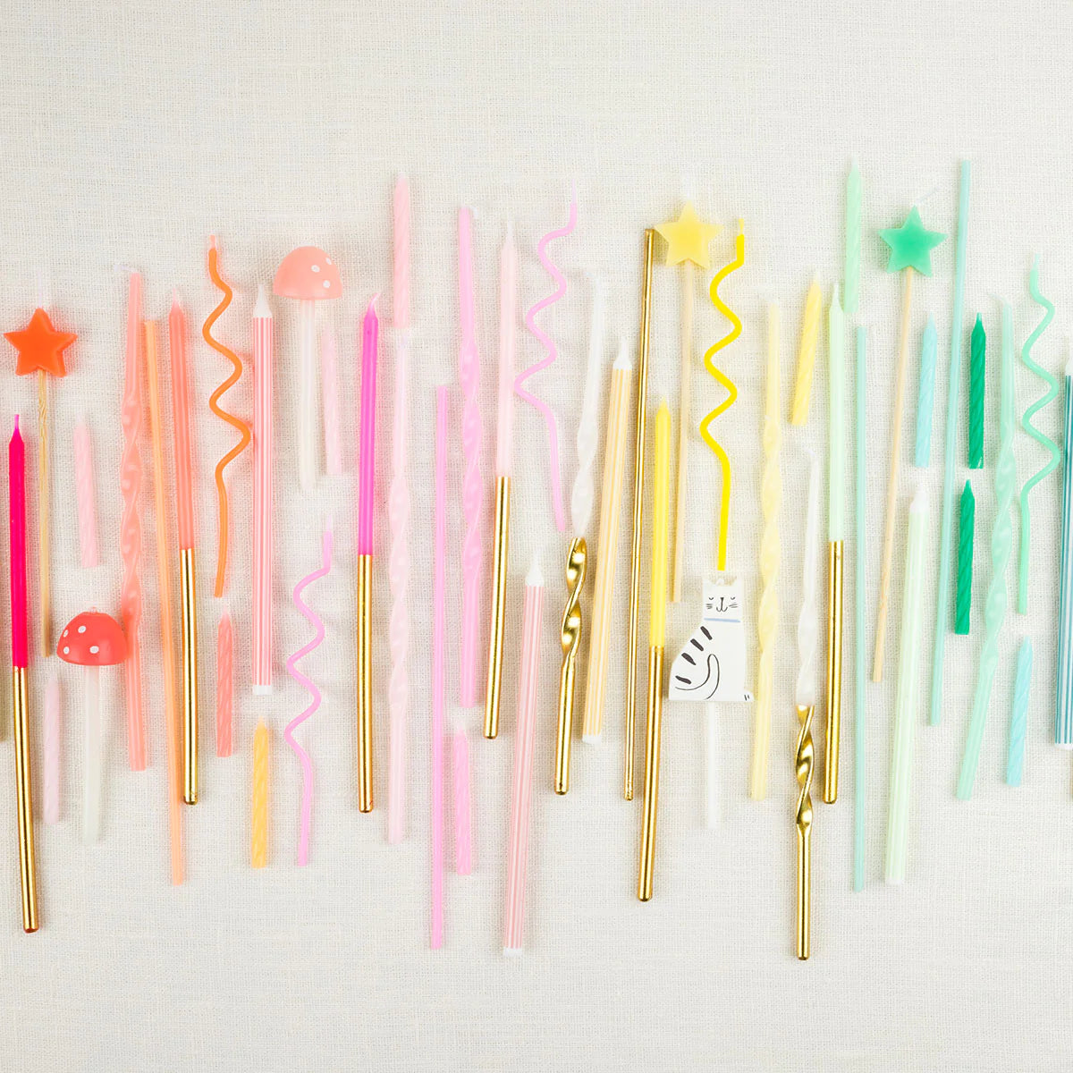 Super Skinny Mixed Candles