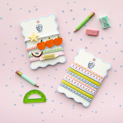 Smarty Pants Embellished Pack of 4 Hair Tie Set