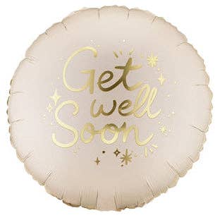 Get Well Soon Round Foil Balloon 18 in