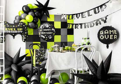 Happy Birthday Tablet Round Foil Balloon 18 in