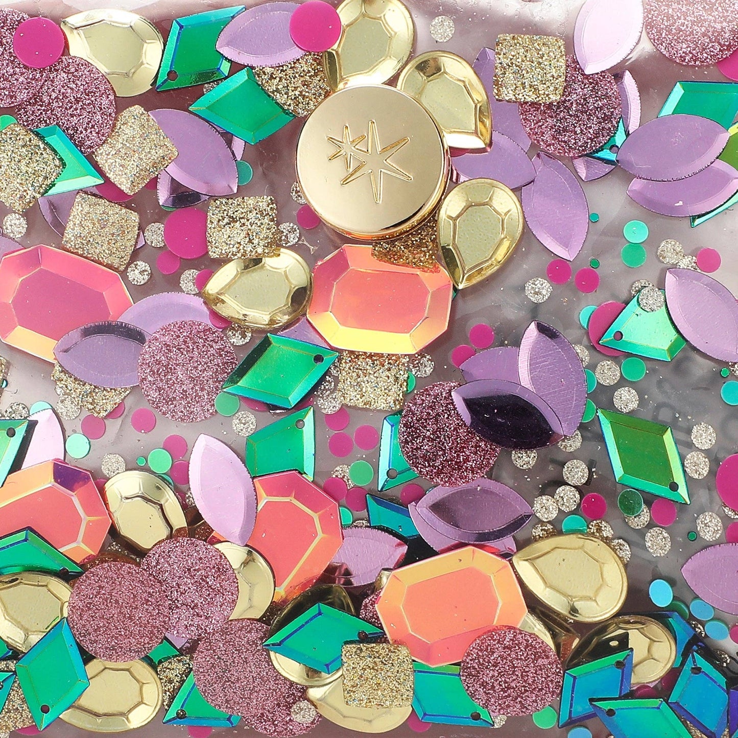 "Audrey" Jewel Confetti Pencil Pouch