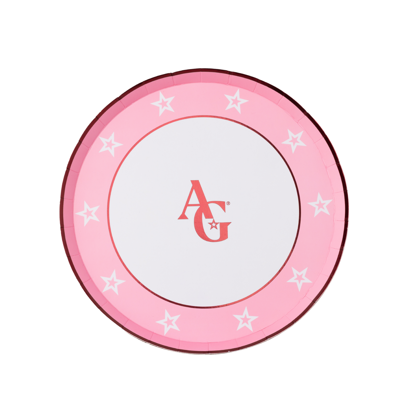 AMERICAN GIRL® X BONJOUR FETE PINK LOGO SMALL PLATES