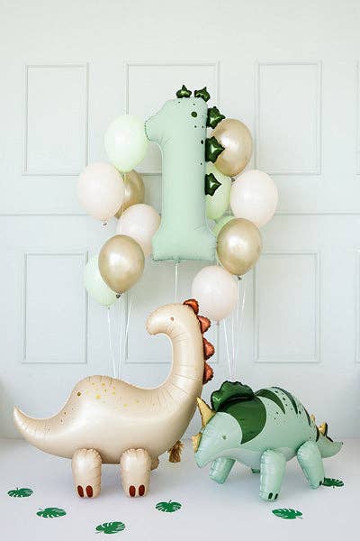 Dinosaur Number 1 Foil Balloon 36 in