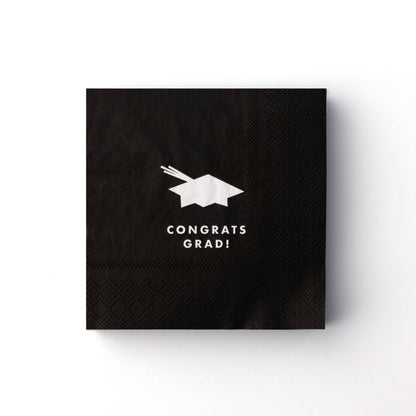 CONGRATS GRAD COCKTAIL NAPKINS