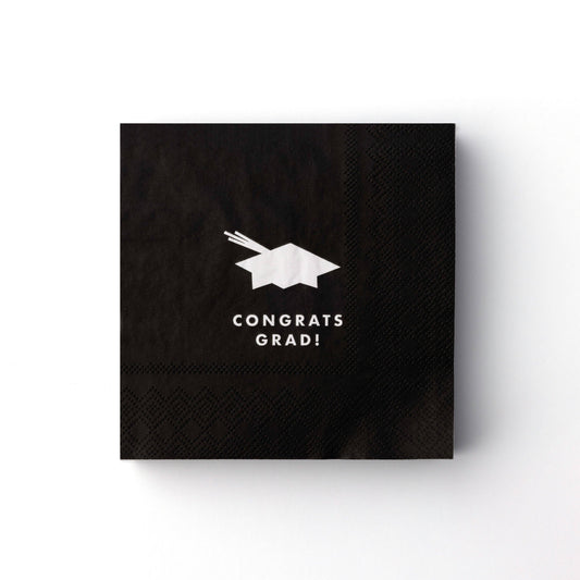 CONGRATS GRAD COCKTAIL NAPKINS