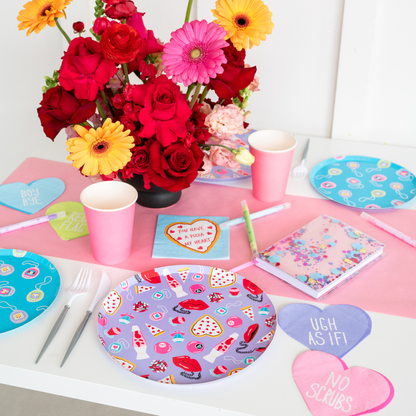 Y2K Candy Hearts Cocktail Napkins