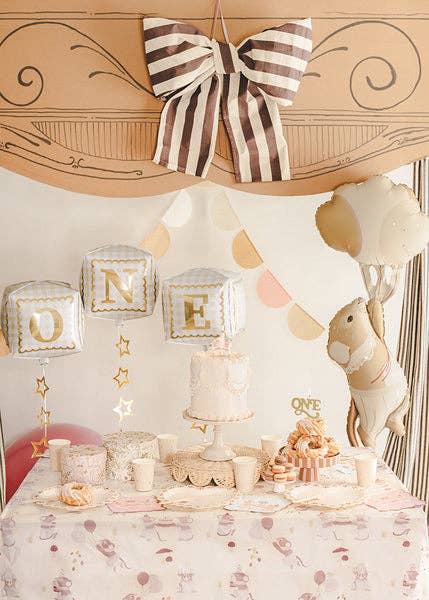 Cubes "ONE" Foil Balloon Set 21 in