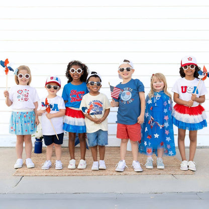 Patriotic Star Tank Tutu Dress