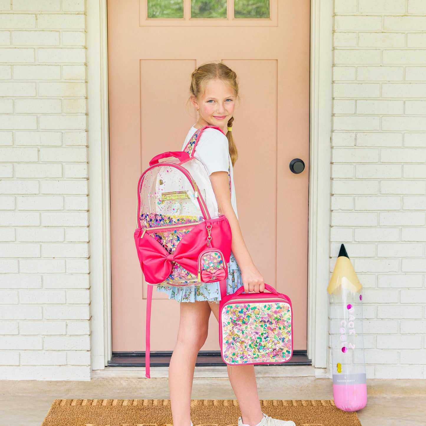 "Audrey" Jewel Confetti Insulated Lunch Box