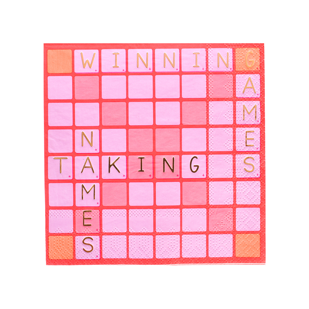 Game Night Scrabble Large Napkins