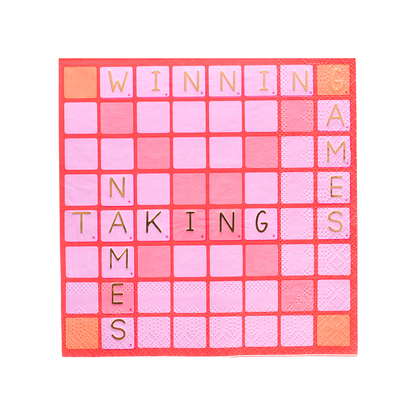 Game Night Scrabble Large Napkins