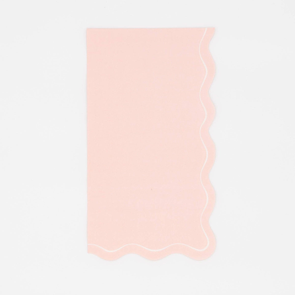 Pink Scallop Guest Towels