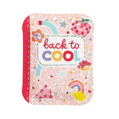 'Back to Cool' Paper Notebook Dessert Plates (8" / 10 ct)