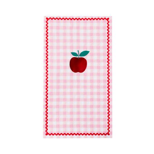 GINGHAM APPLE GUEST TOWELS