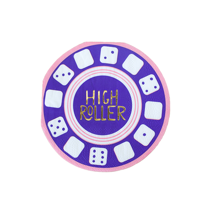 Game Night High Roller Cocktail Napkins