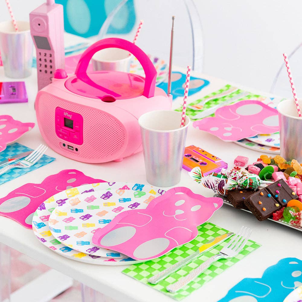 Gummy Bears Die-Cut Dessert Plates