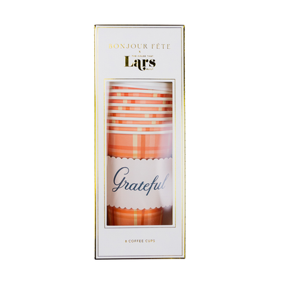 BONJOUR FETE X THE HOUSE THAT LARS BUILT THANKSGIVING COFFEE CUPS