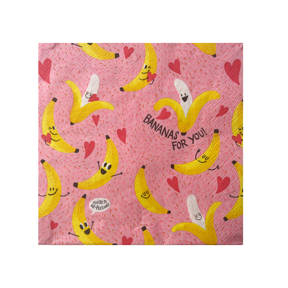 Bananas For You Large Napkins