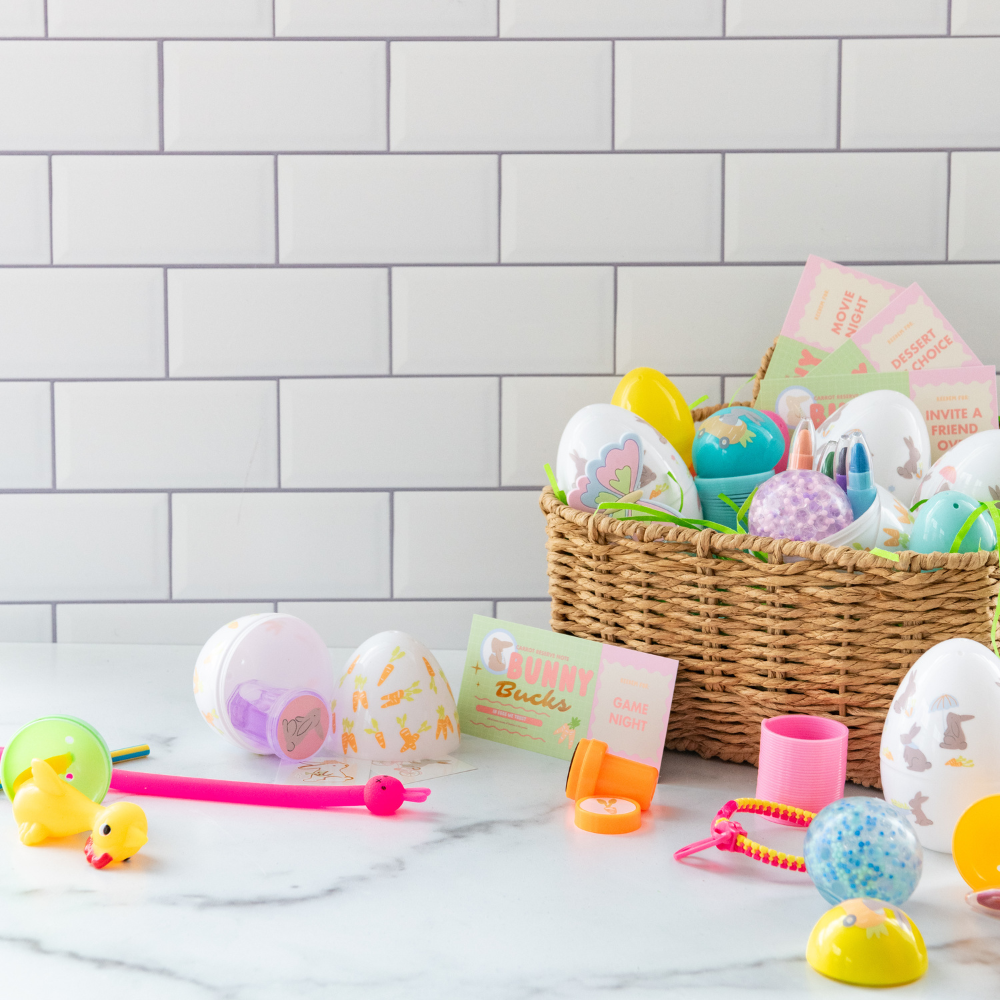 Bunnies In The Garden Easter Small Egg Filler Kit