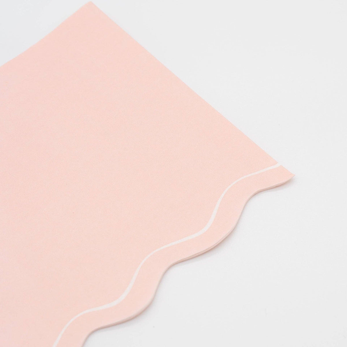 Pink Scallop Guest Towels