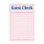Guest Check Diner Notepad