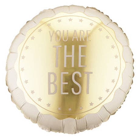 You Are The Best Round Foil Balloon 18 in