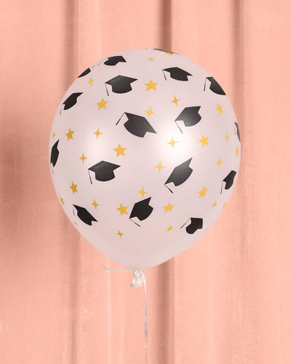 Congrats Grad Balloon Pack - 24 latex balloons, Graduation