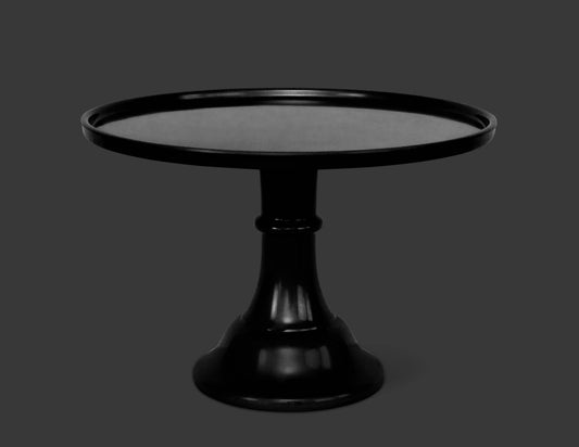 Melamine Cake Stand Large- Ink Black 11.5