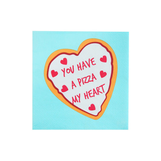 Y2K Pizza My Heart Cocktail Napkins