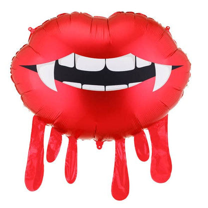 Bleeding Lips Foil Balloon 36 in. - PartyDeco USA