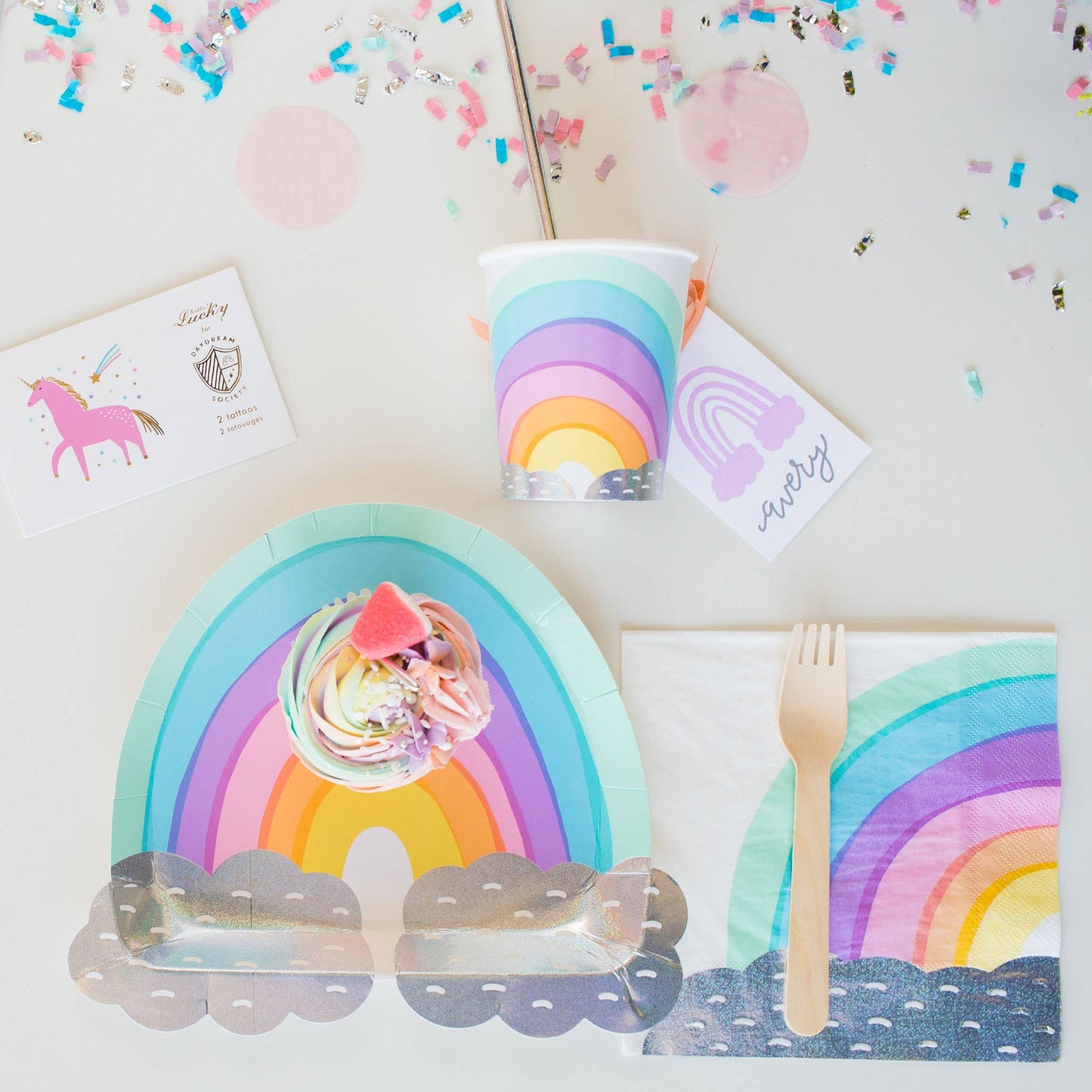 Over the Rainbow 9 oz Cups - 8 Pk.