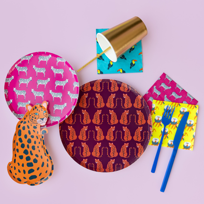 Jungle Animals Dessert Plates