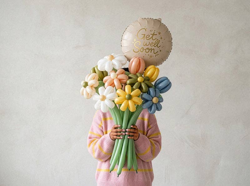 Get Well Soon Round Foil Balloon 18 in