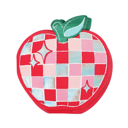 Disco Apple Paper Dessert Napkins (5" / 20 ct)