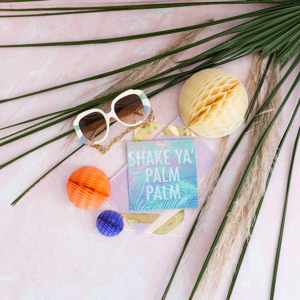 "Shake Ya Palm" Cocktail Napkins - 20 Pk.