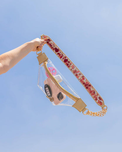On The Go Clear Fanny Pack Belt Bag (Stadium Approved)