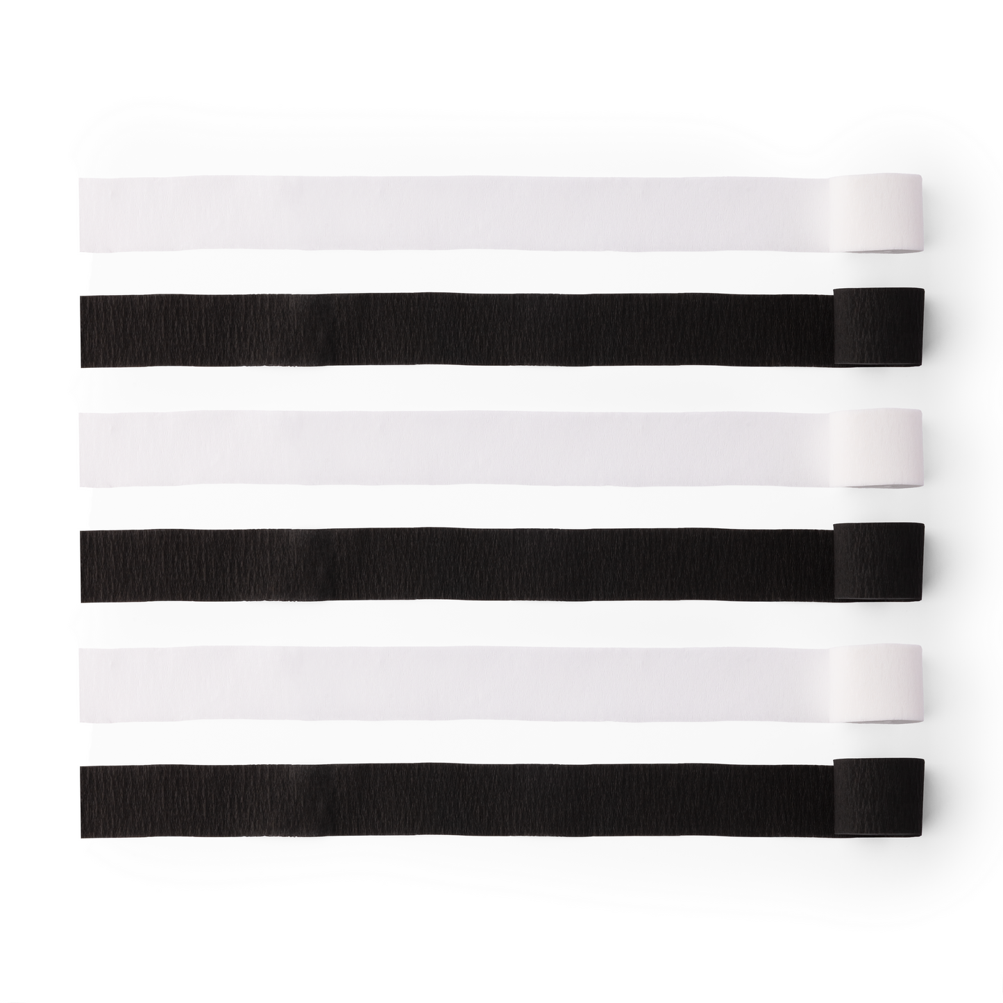 BLACK AND WHITE STREAMERS