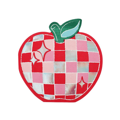 Disco Apple Paper Dessert Napkins (5" / 20 ct)