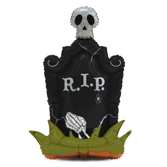 XXL Standing Tombstone Foil Balloon 48 in.- PartyDeco USA